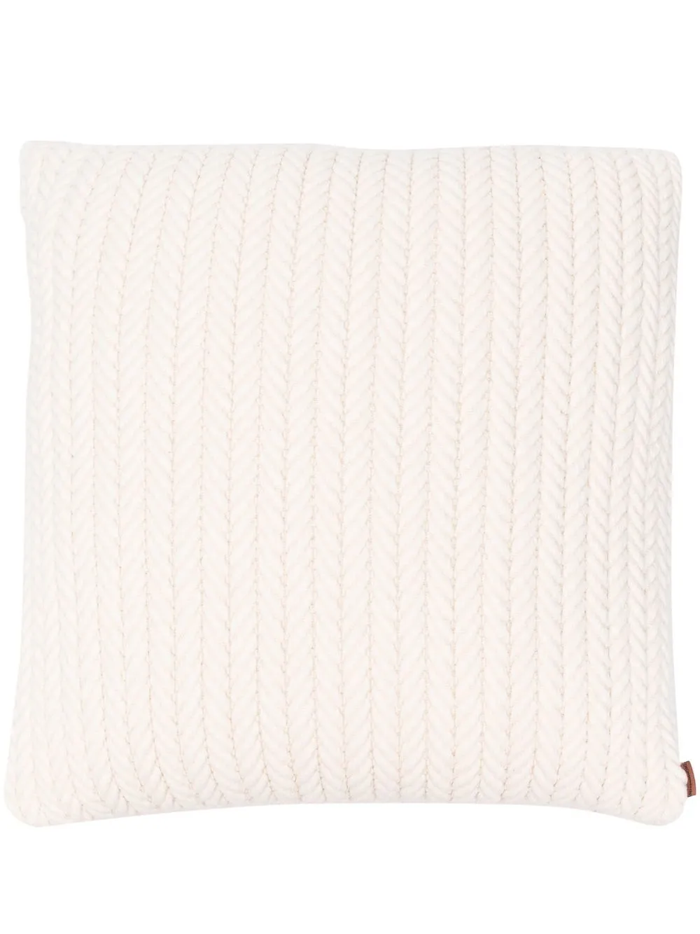 

Missoni Home cable knit cushion - White