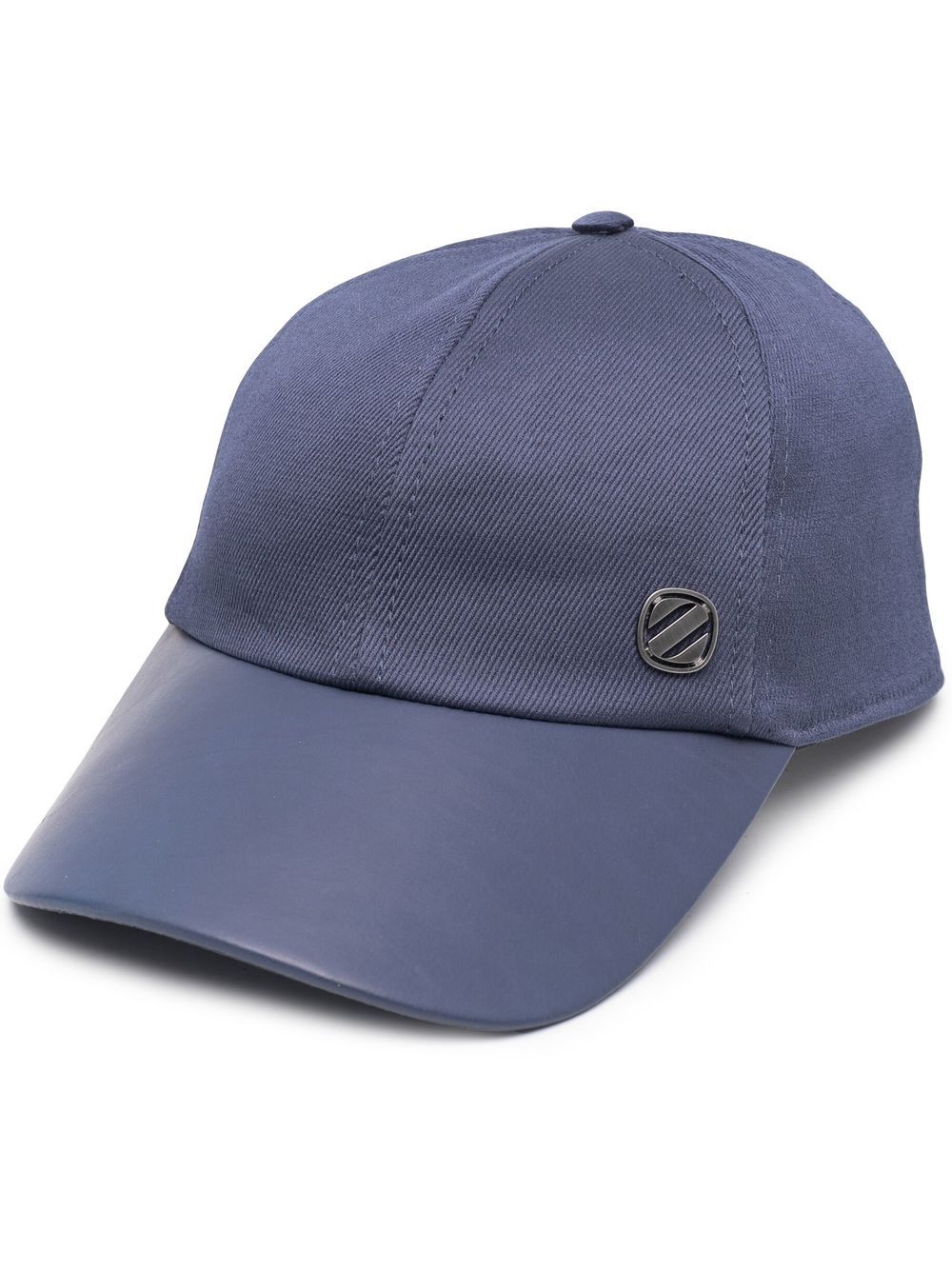 logo-plaque cotton cap