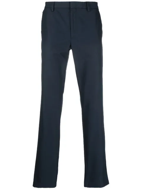 BOSS skinny-cut logo-patch trousers