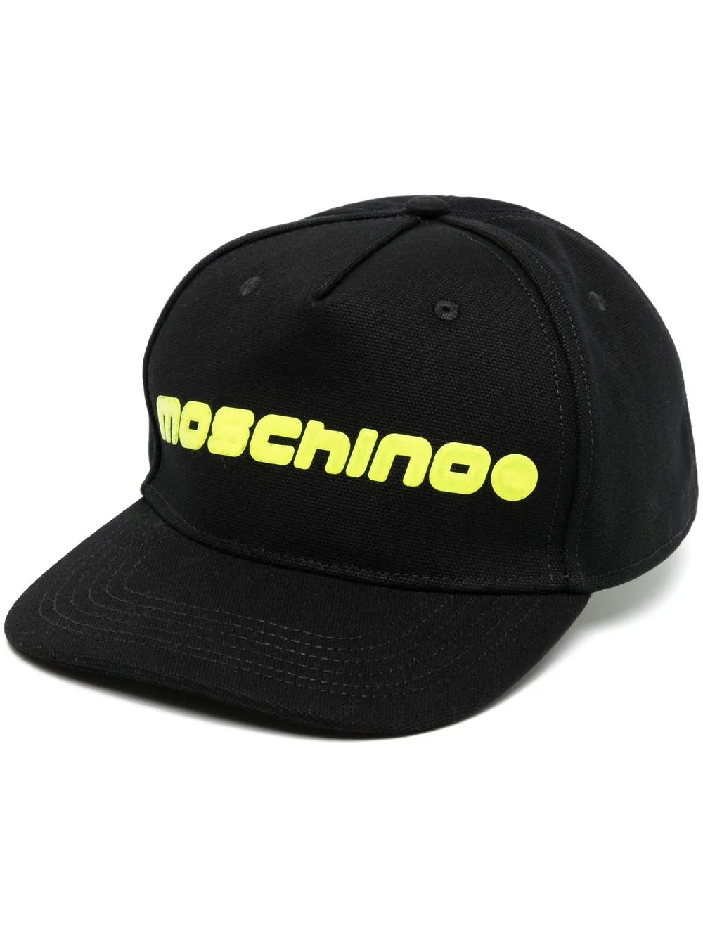 

Moschino gorra con tira del logo - Negro