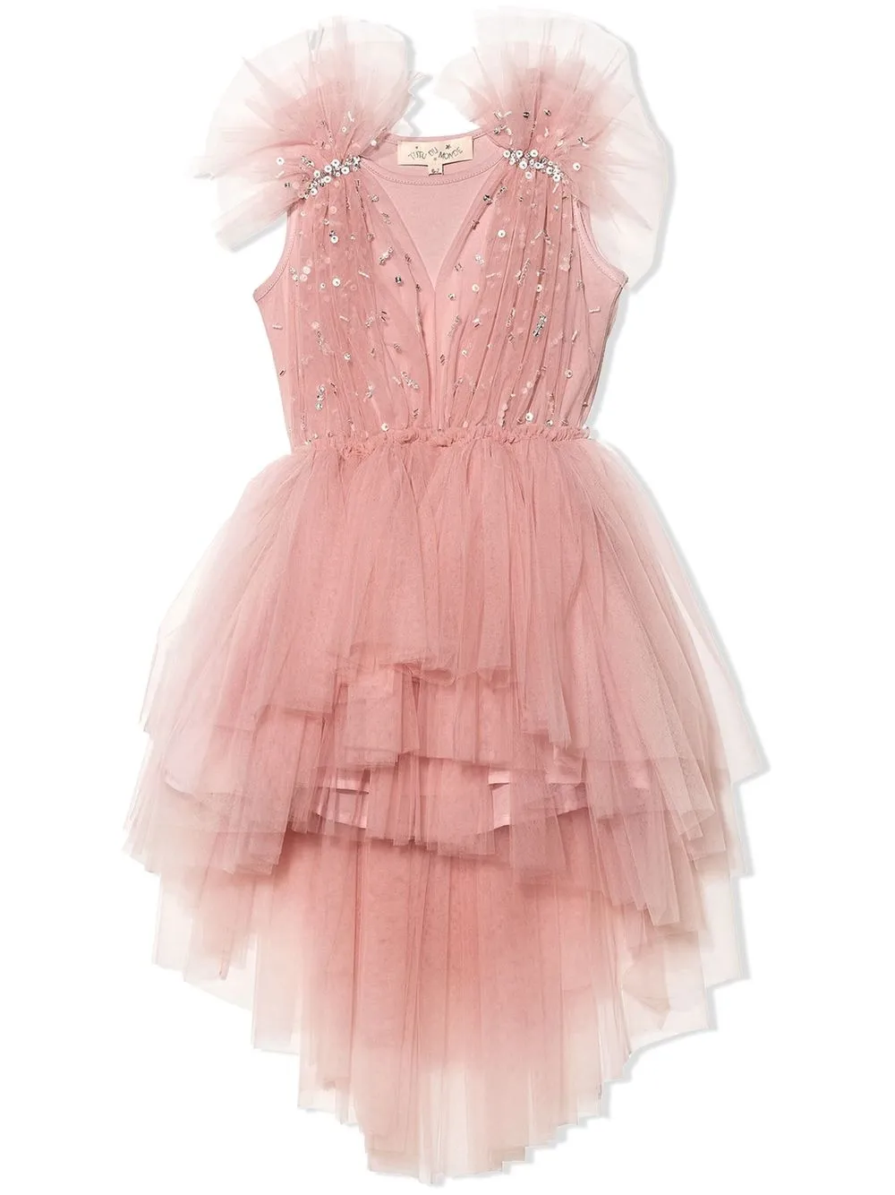 Tutu Du Monde Kids' Valerie Sequin-embellished Layered Tulle Dress In ...