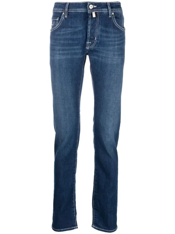 Jacob Cohen mid-rise slim-fit Jeans - Farfetch