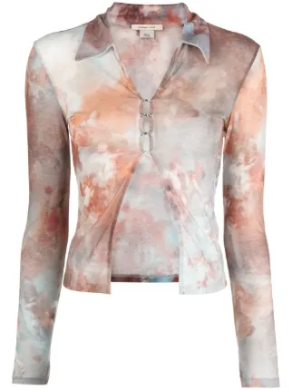 Paloma Wool Tie dye-print Fitted Shirt 