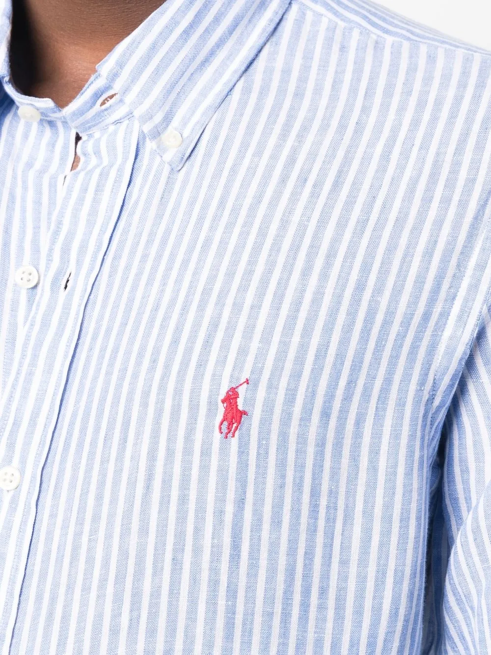 Polo Ralph Lauren Gestreept overhemd Blauw
