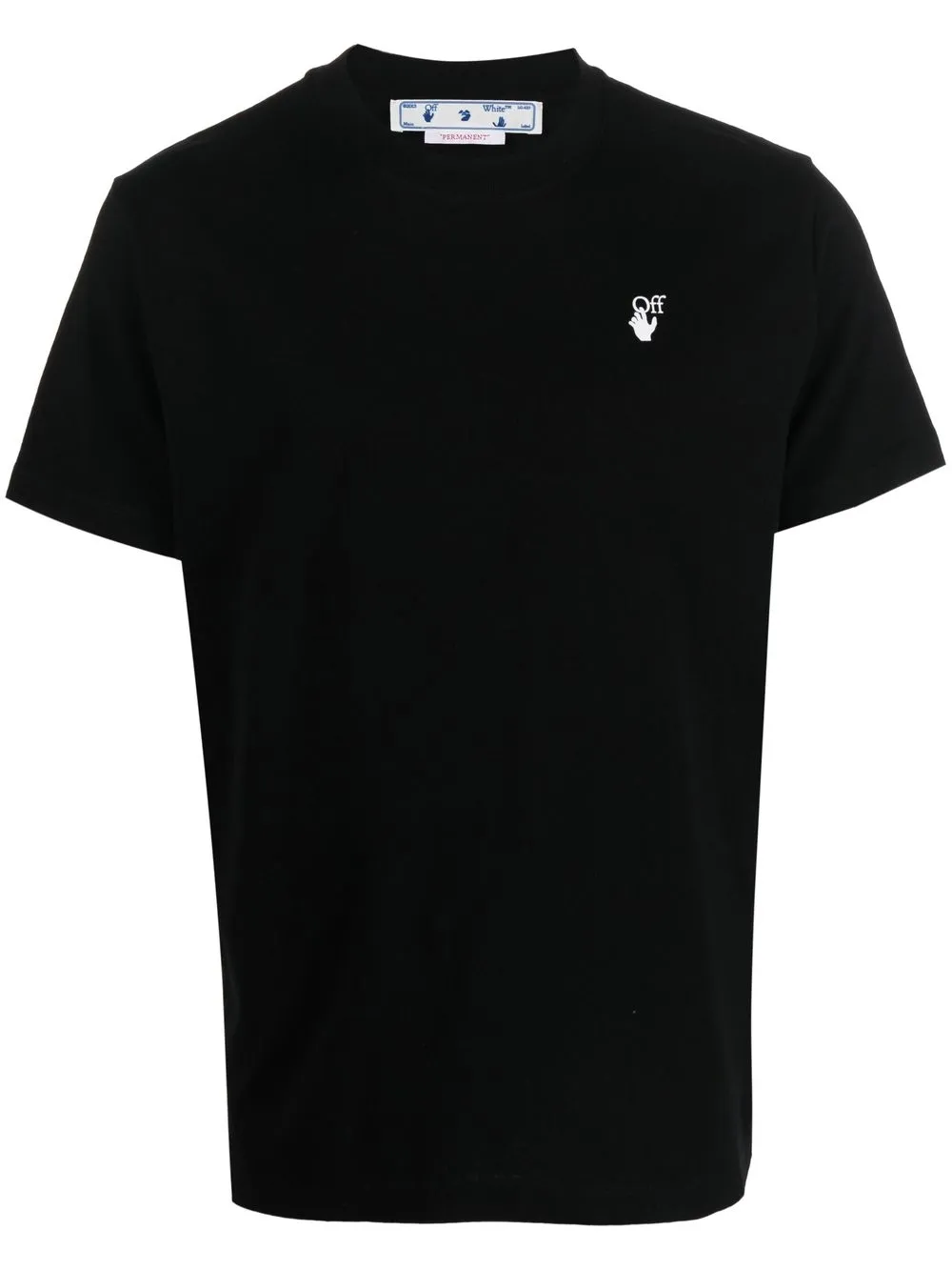 

Off-White playera con logo estampado - Negro