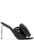 Off-White Allen Bow metal heel mules - Black