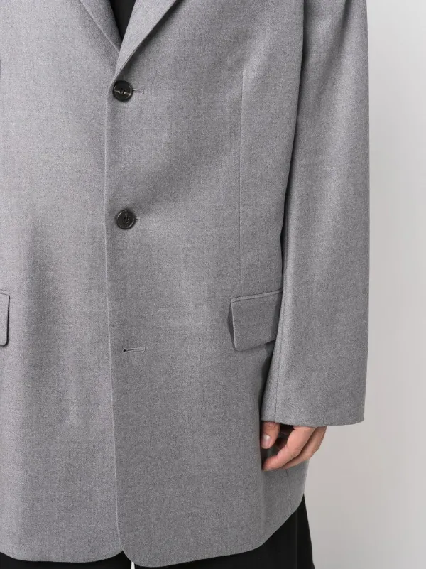 The Row Winslow Virgin Wool Blazer | Grey | FARFETCH