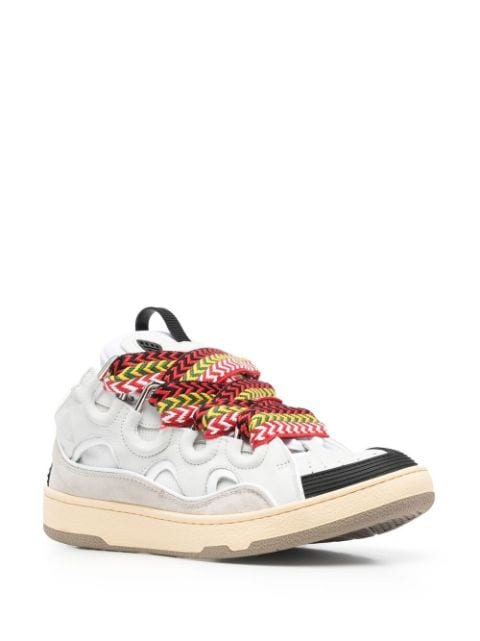 Lanvin contrasting-laces low-top Sneakers - Farfetch