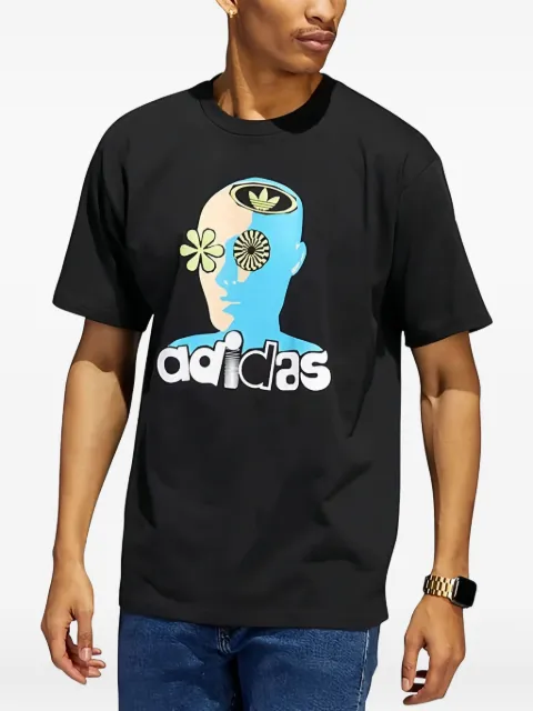 adidas graphic-print T-shirt