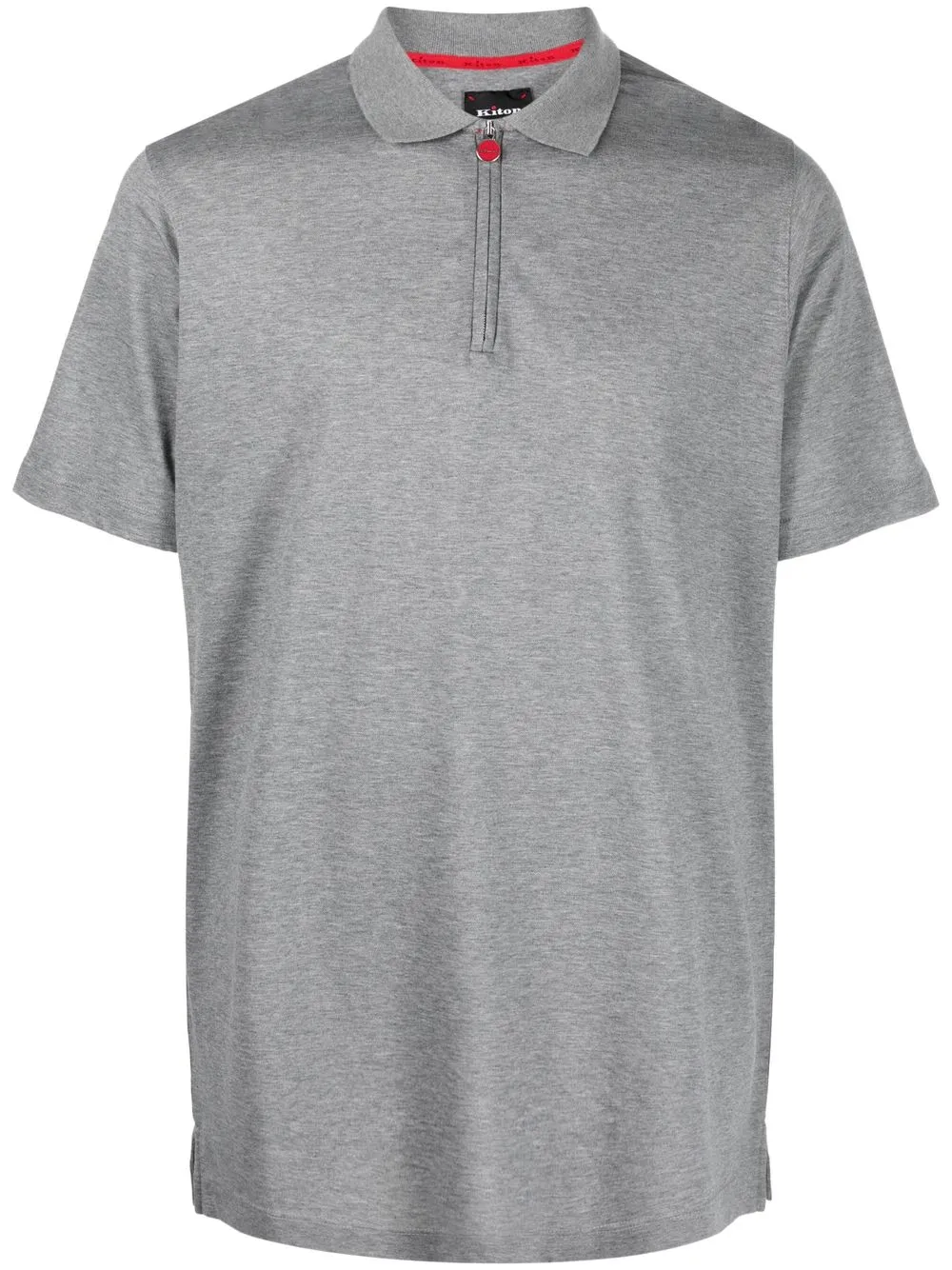 

Kiton playera tipo polo manga corta - Gris