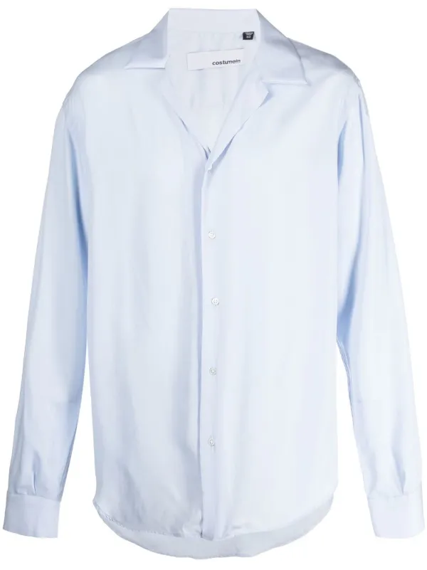 Costumein Cuban-collar long-sleeved 