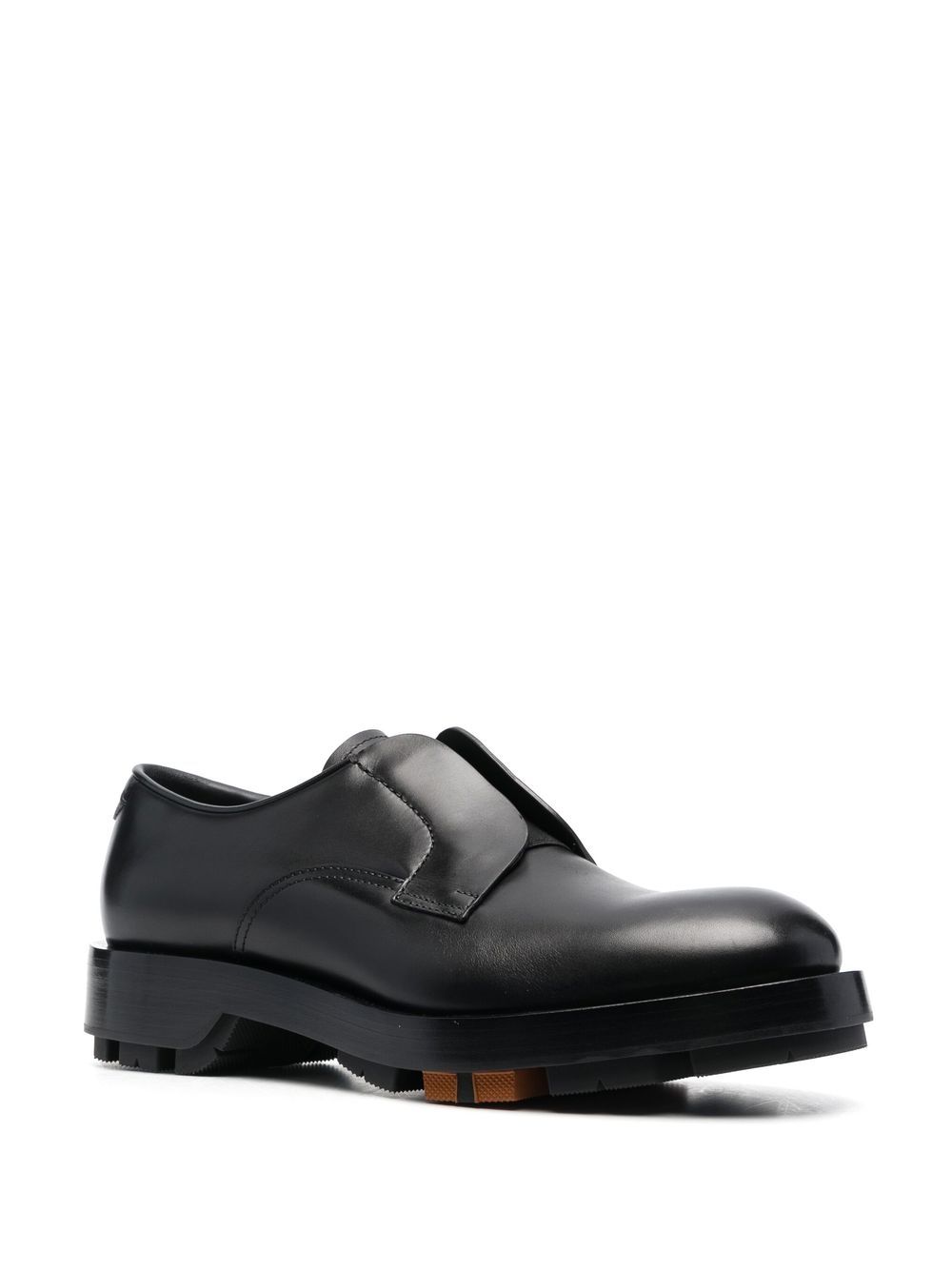 Zegna laceless Derby shoes - Black