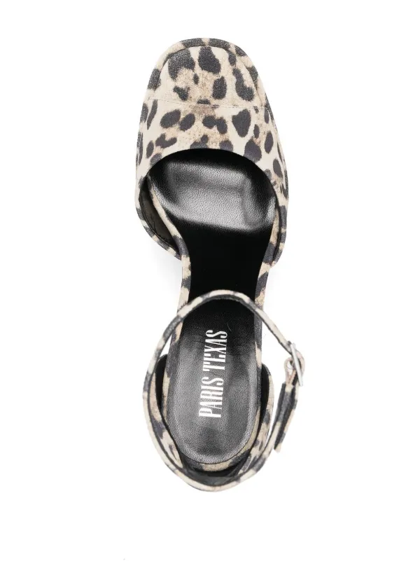 Sandals leopard discount