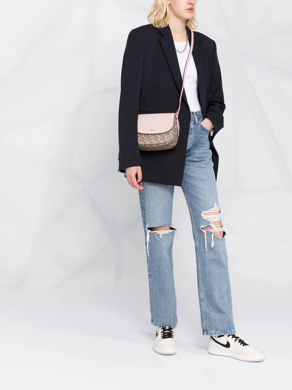 DKNY monogrampattern Crossbody Bag Farfetch