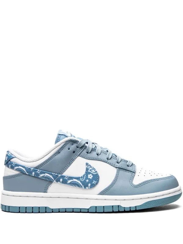 Nike Dunk Low Blue Paisley Sneakers - Farfetch