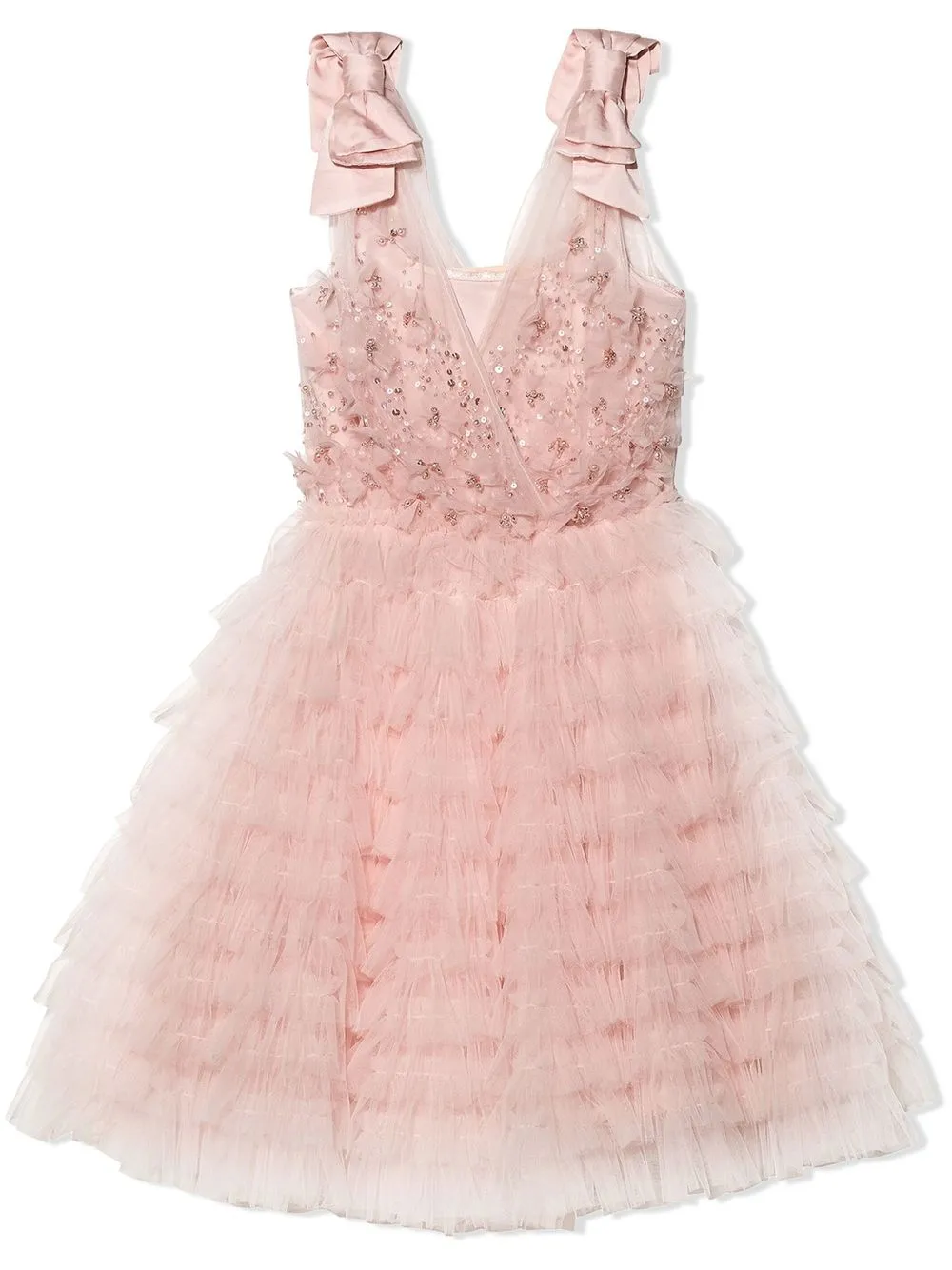 

Tutu Du Monde vestido Euphoria de tul con lentejuelas y volantes - Rosado