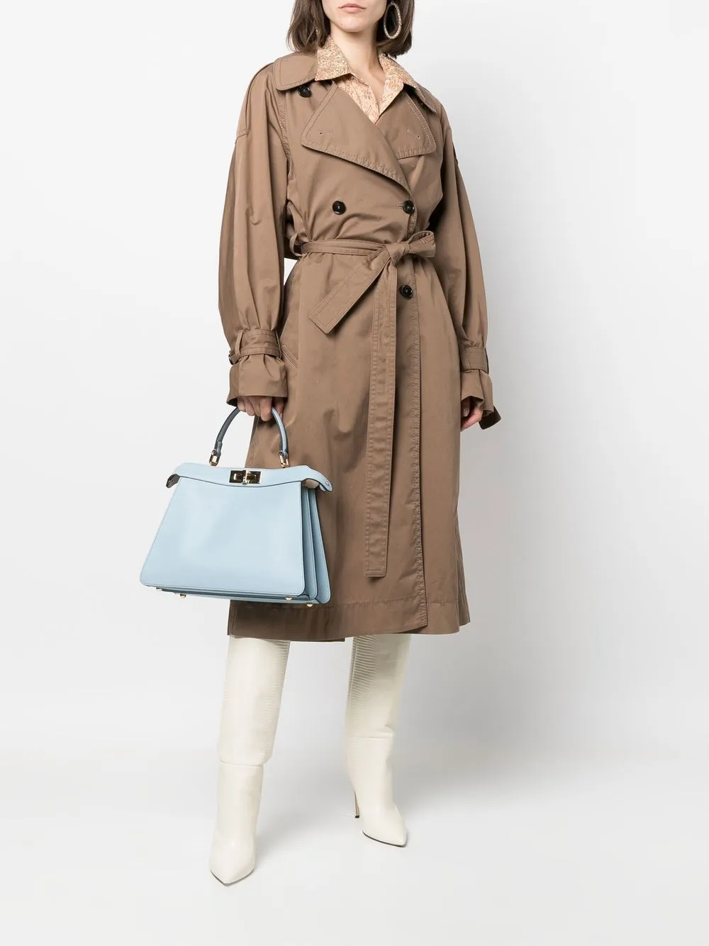 FENDI Peekaboo Iseeu draagtas - Blauw