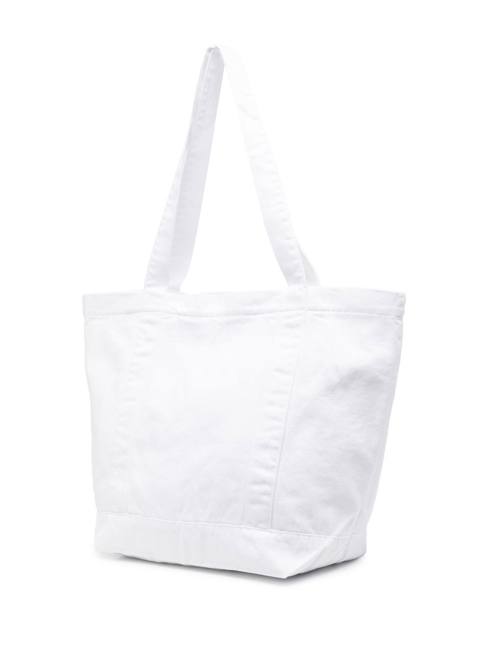 Shop Raf Simons Cotton Tote Bag In White