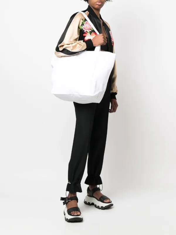 Raf Simons Cotton Tote Bag | White | FARFETCH