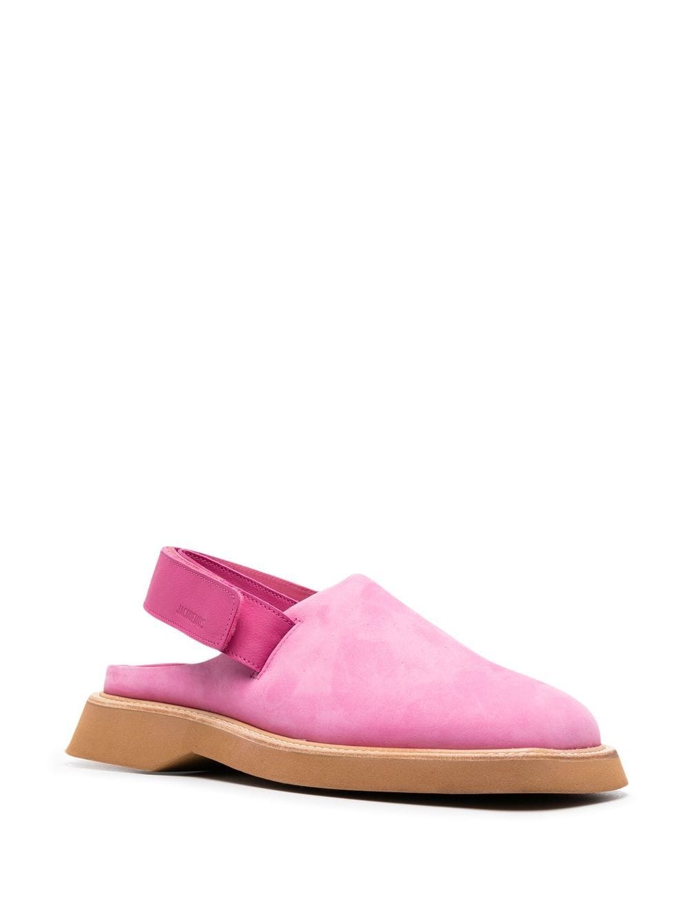 Jacquemus Loafers met slingback bandje - Roze