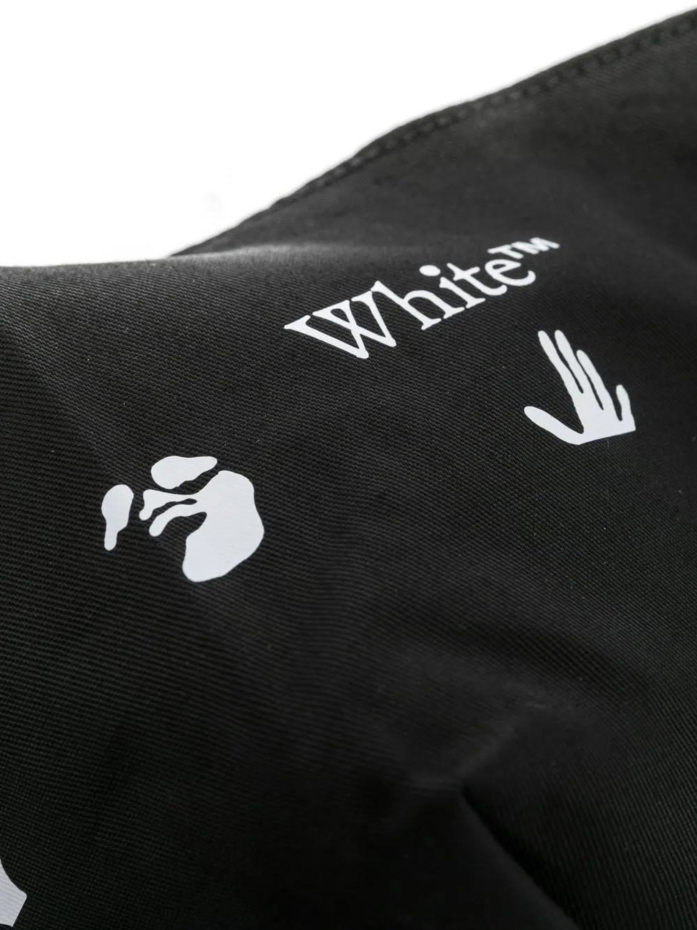 Off-White logo-print face mask Men