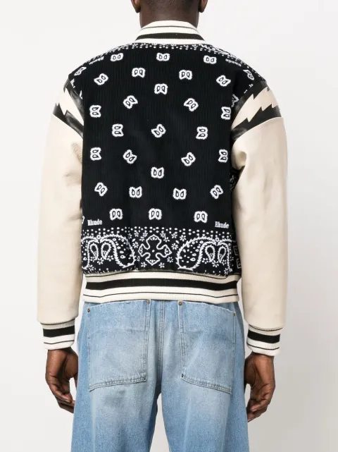 Rhude bandana-print Bomber Jacket 