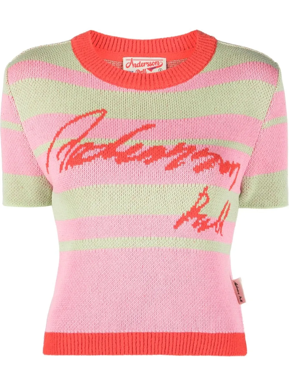 

Andersson Bell Della jacquard-knit jumper - Pink