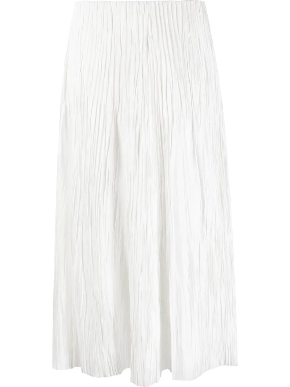 Polo Ralph Lauren Malone A-line Mid-length Skirt In Off White