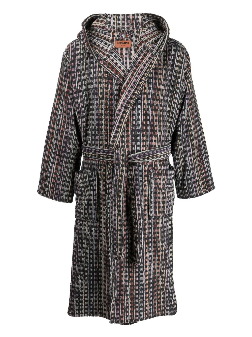 

Missoni Home Benji towel robe - Black