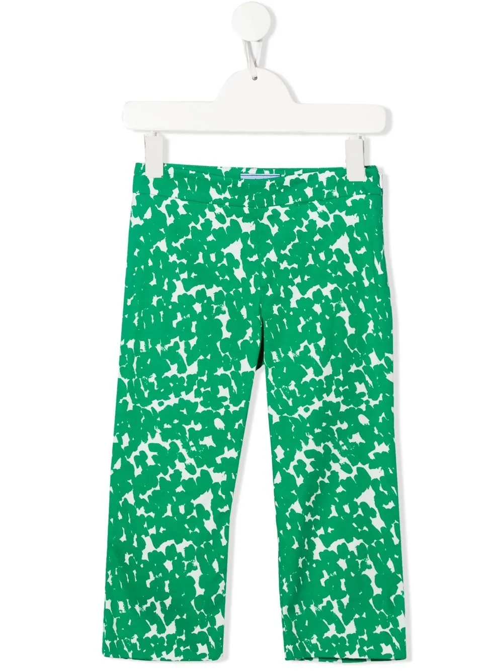 

Mi Mi Sol abstract-print straight trousers - Green