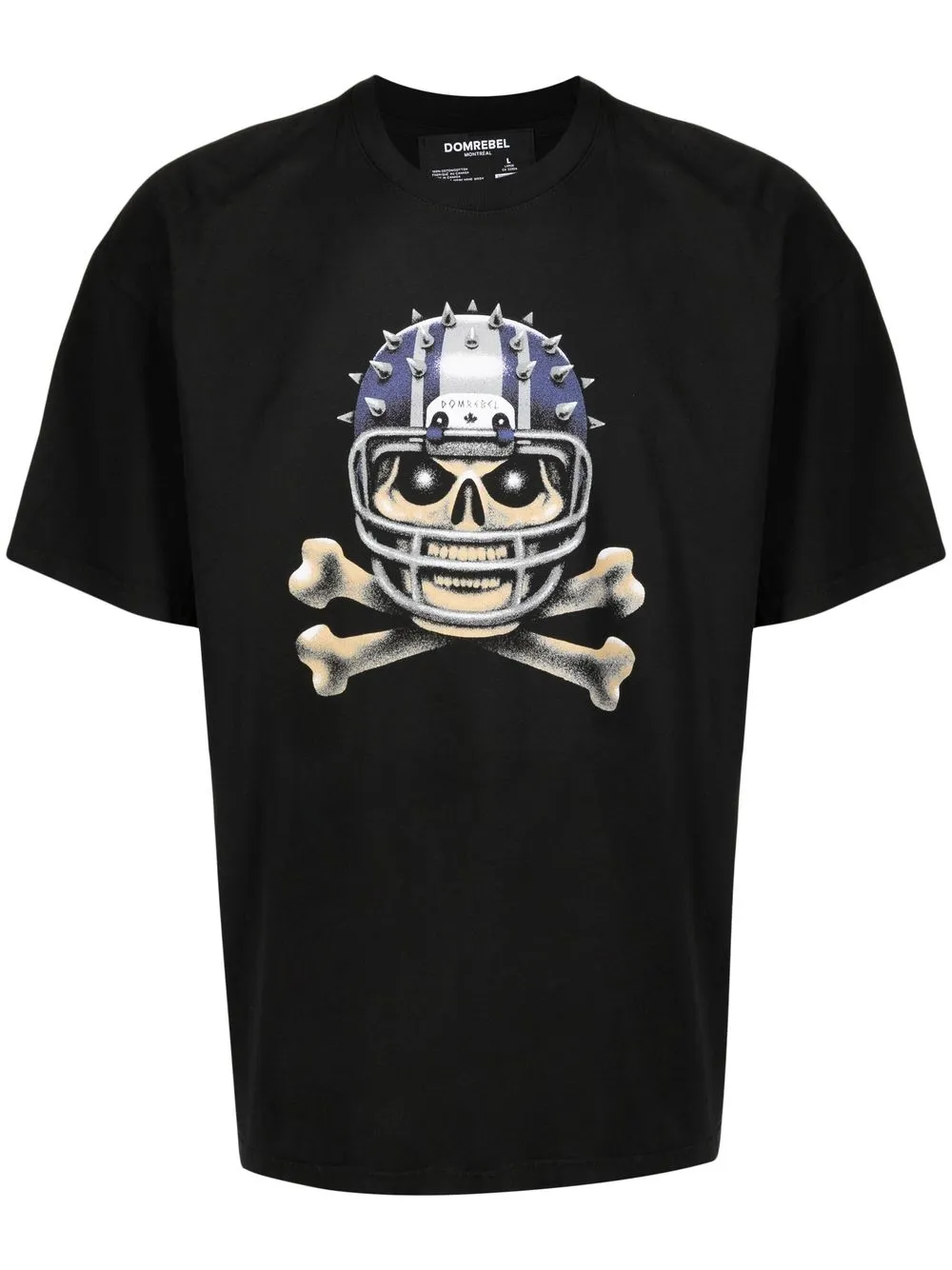 

DOMREBEL playera Crusher Box - Negro