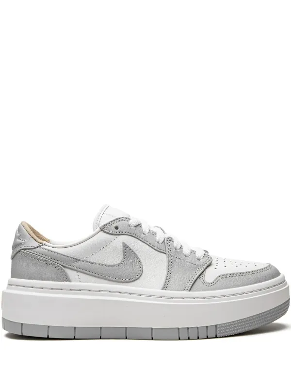 Air Jordan 1 Low White Wolf Grey Womens shoes 