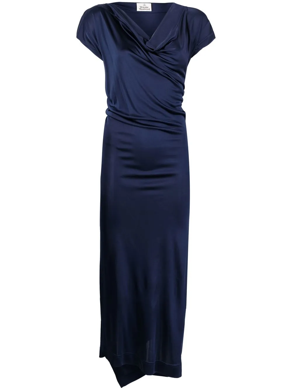 

Vivienne Westwood draped-design midi dress - Blue