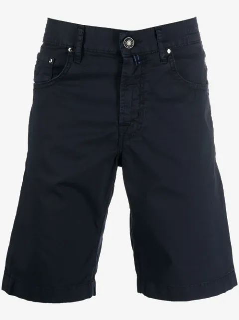 Jacob Cohën Chino-Shorts mit Logo-Patch