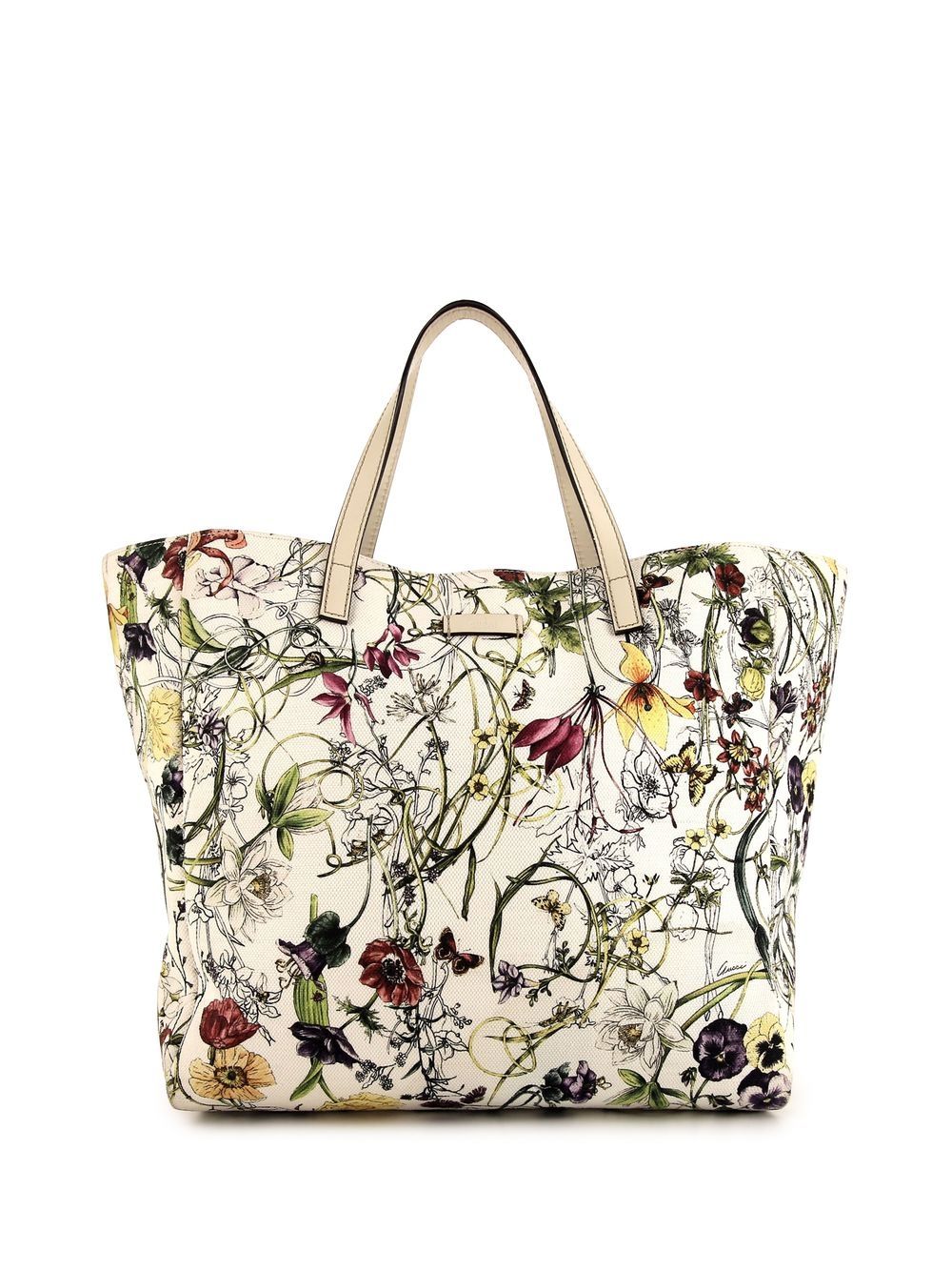 Gucci Children's Floral Print Small Tote Bag