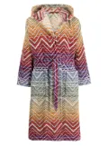 Missoni Home zigzag-print towel robe - Orange