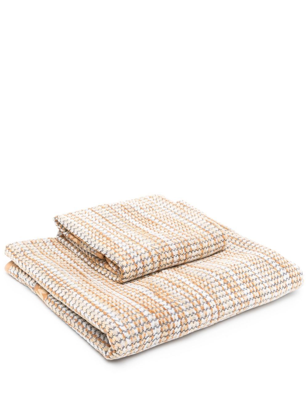 

Missoni Home juego de dos toallas Billy - Neutro