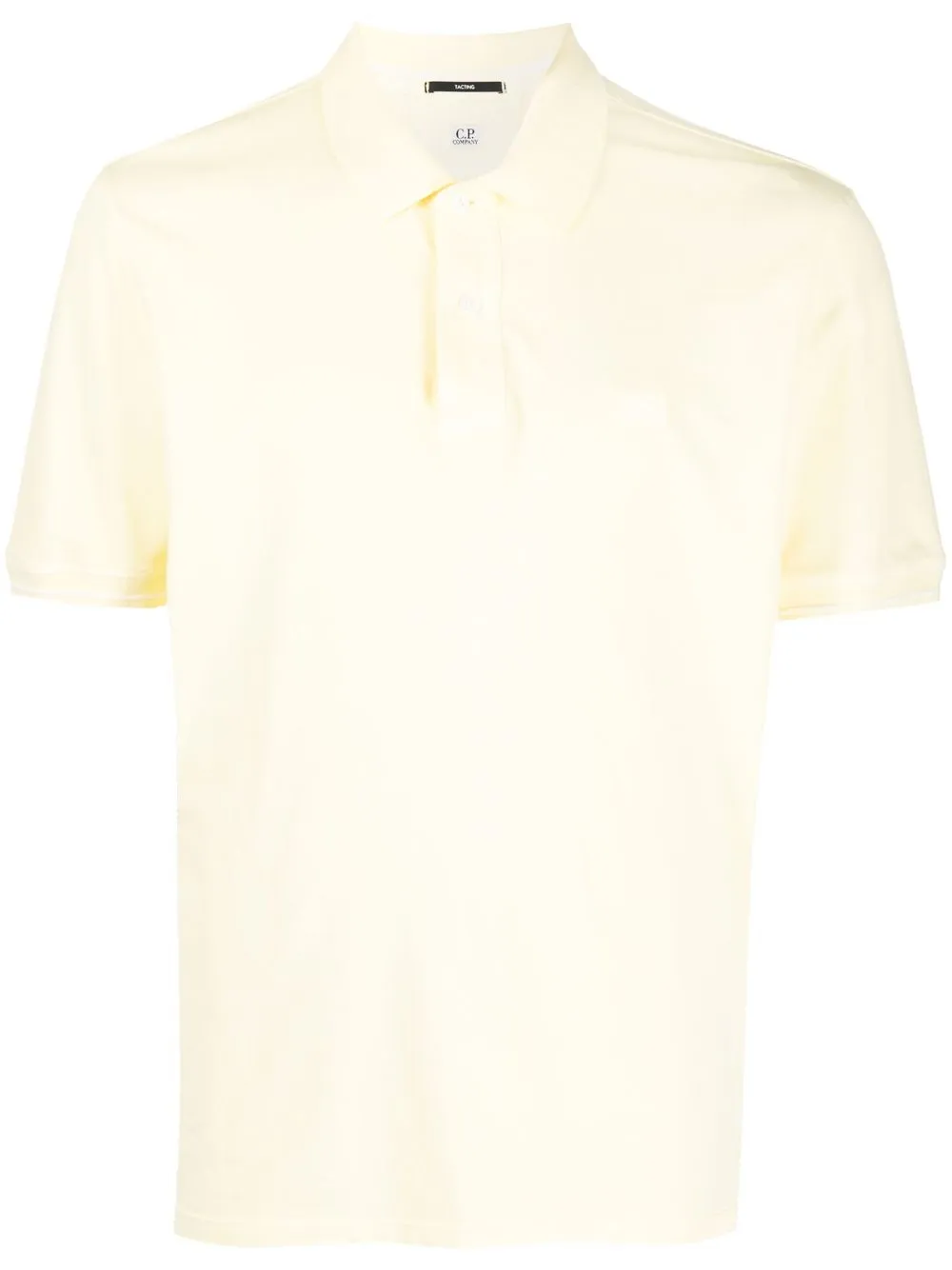 

C.P. Company playera tipo polo con logo bordado - Amarillo