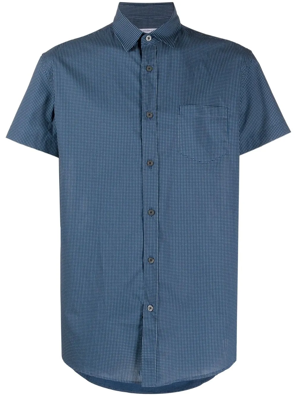 

Daniele Alessandrini short-sleeve cotton shirt - Blue