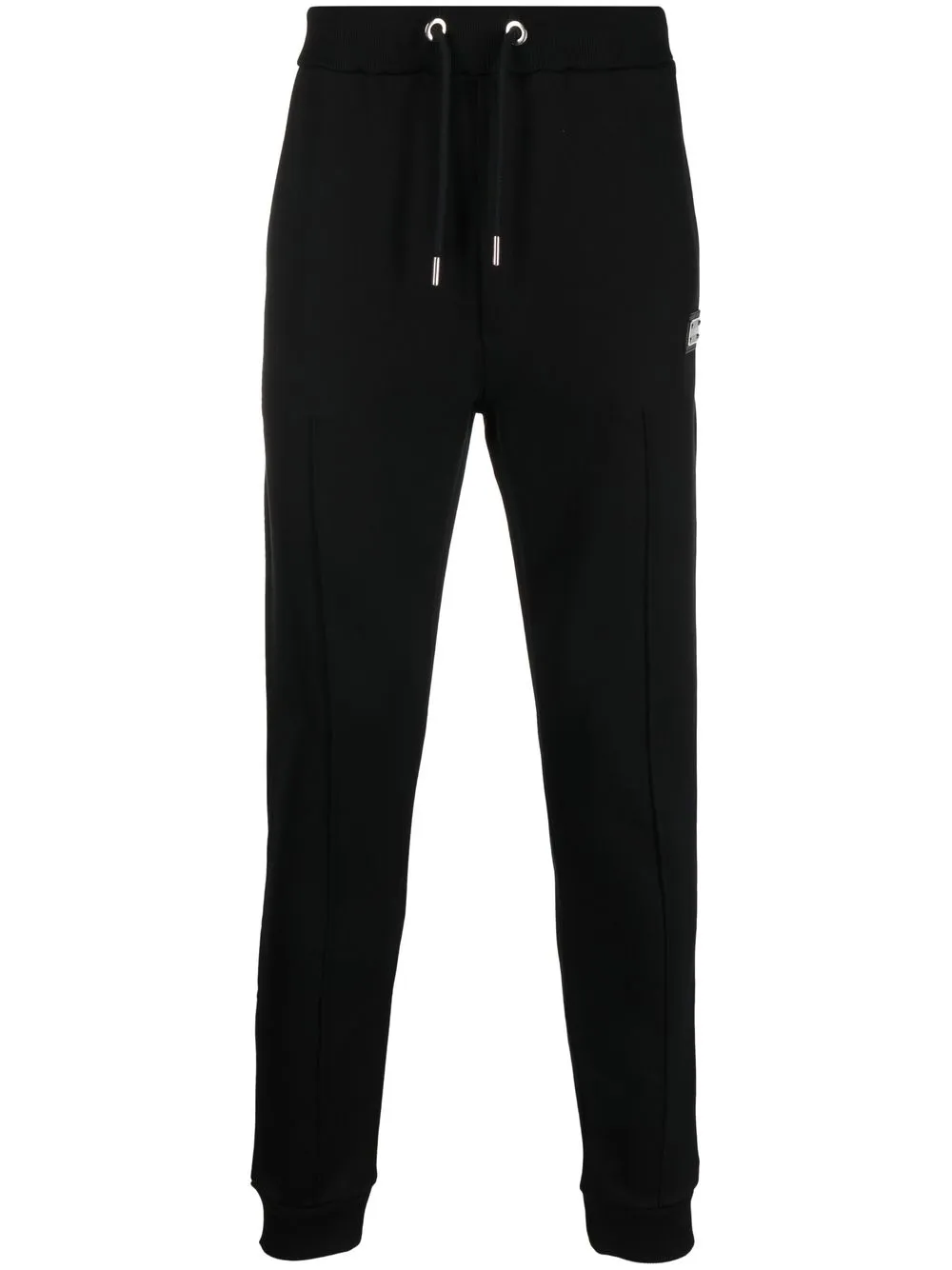 

Les Hommes logo-plaque track pants - Black