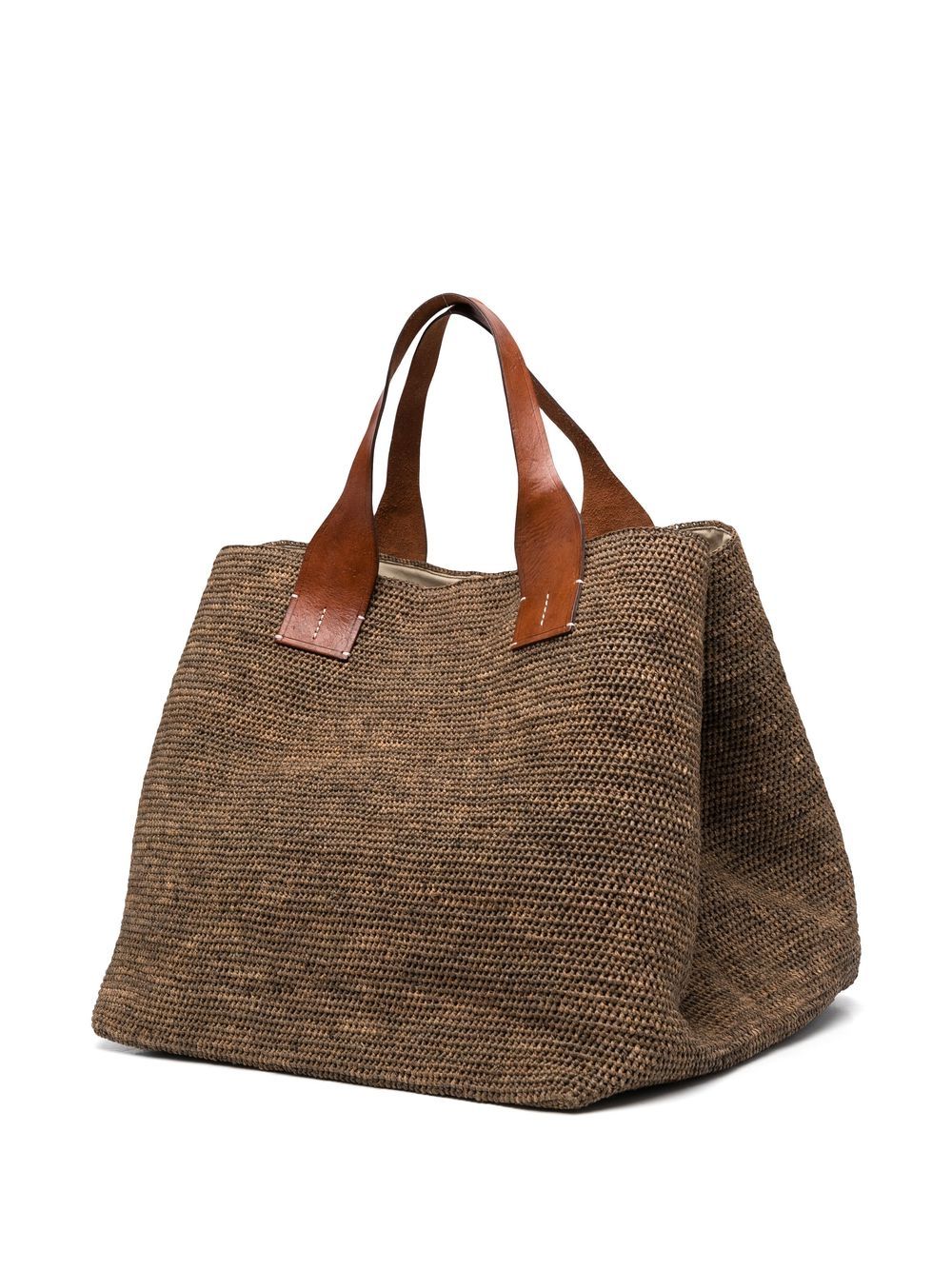 Shop Ibeliv Large Rio Tote Bag In Brown