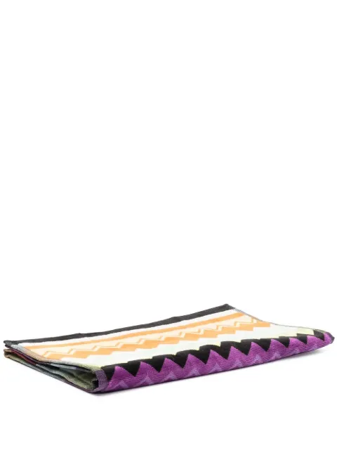 Missoni Home Giacomo all-over zigzag print towel