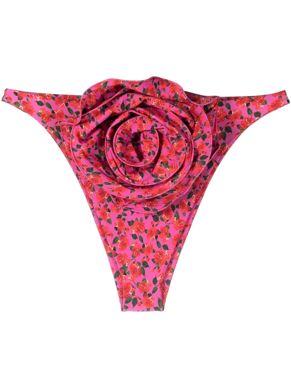 

Magda Butrym bikini bottom florales con apliques rosas - Rosado