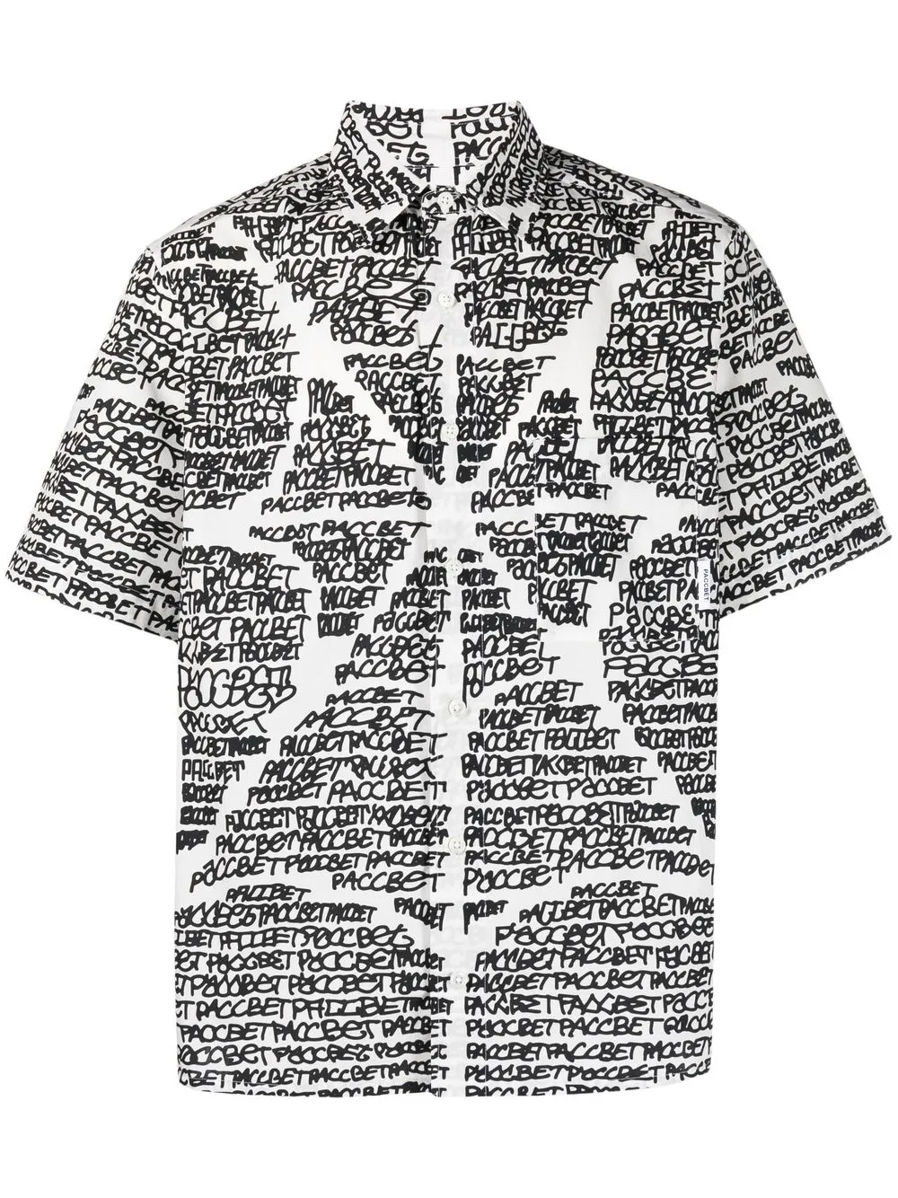 

PACCBET camisa con logo estampado - Blanco