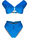 Noire Swimwear buckle-detail bikini - Blue