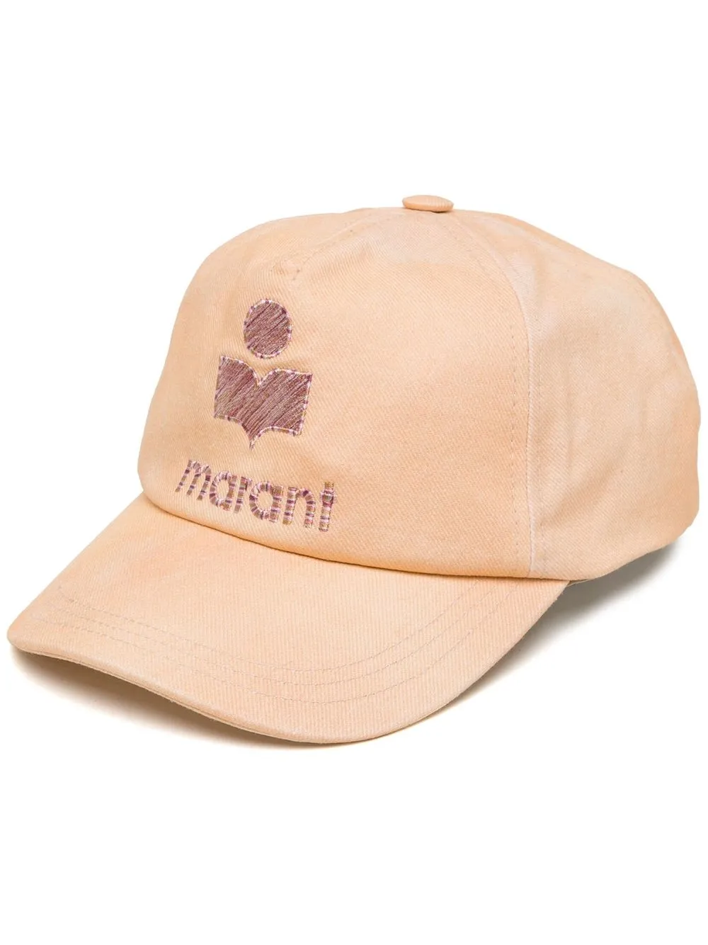 

Isabel Marant gorra con logo bordado - Naranja