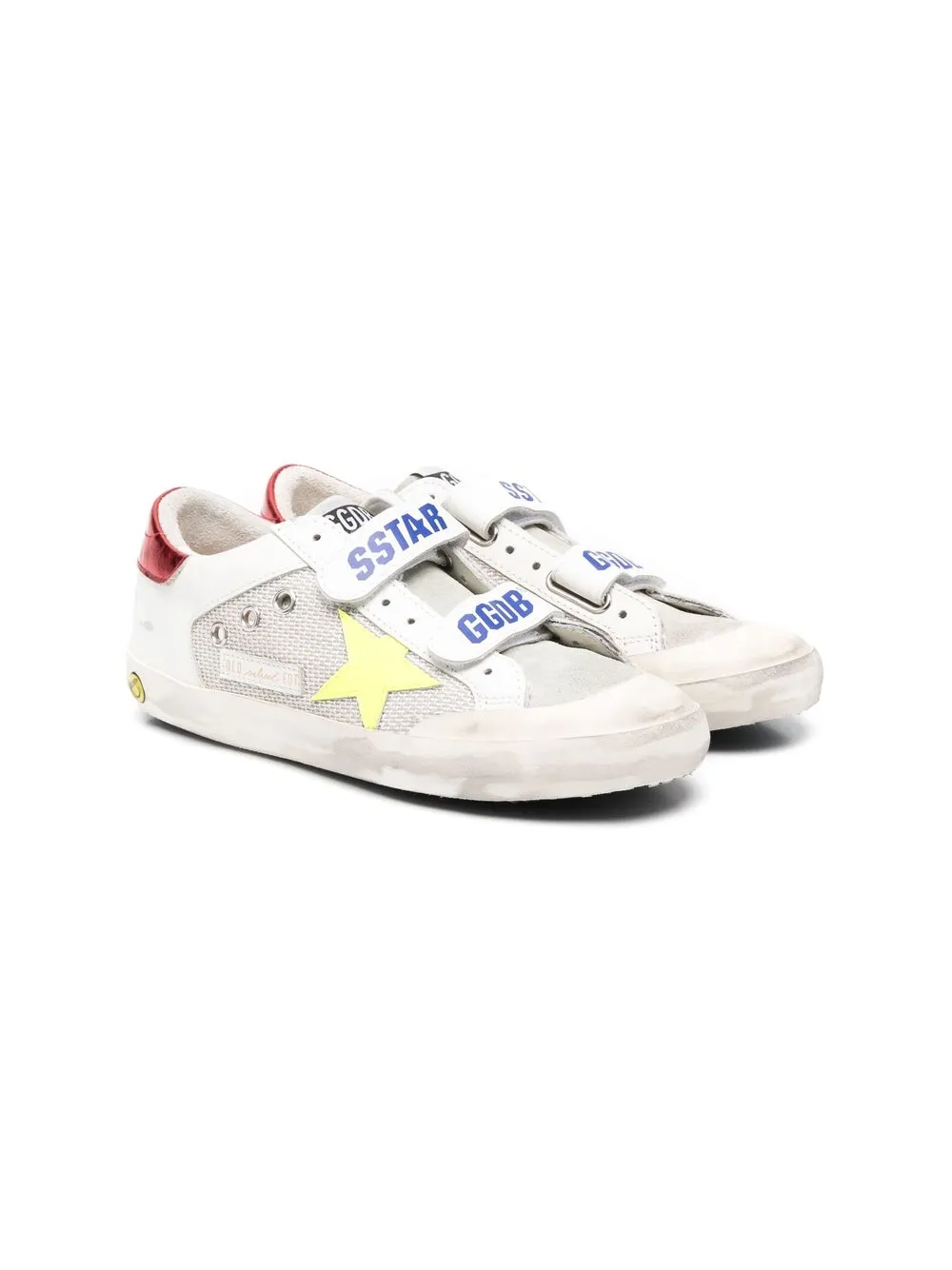 

Golden Goose Kids tenis Super-Star - Blanco