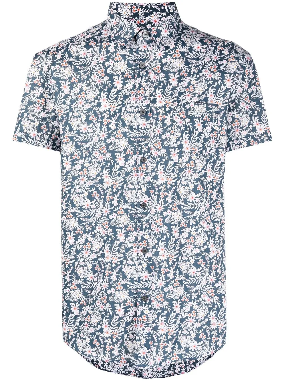 

Daniele Alessandrini camisa con estampado floral - Azul