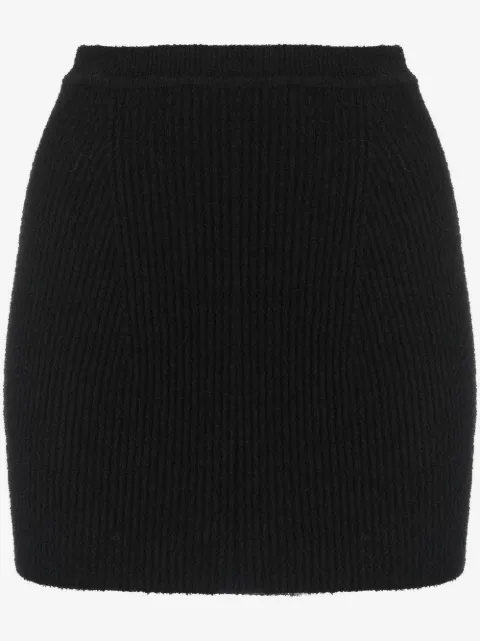 WARDROBE.NYC ribbed-knit mini skirt