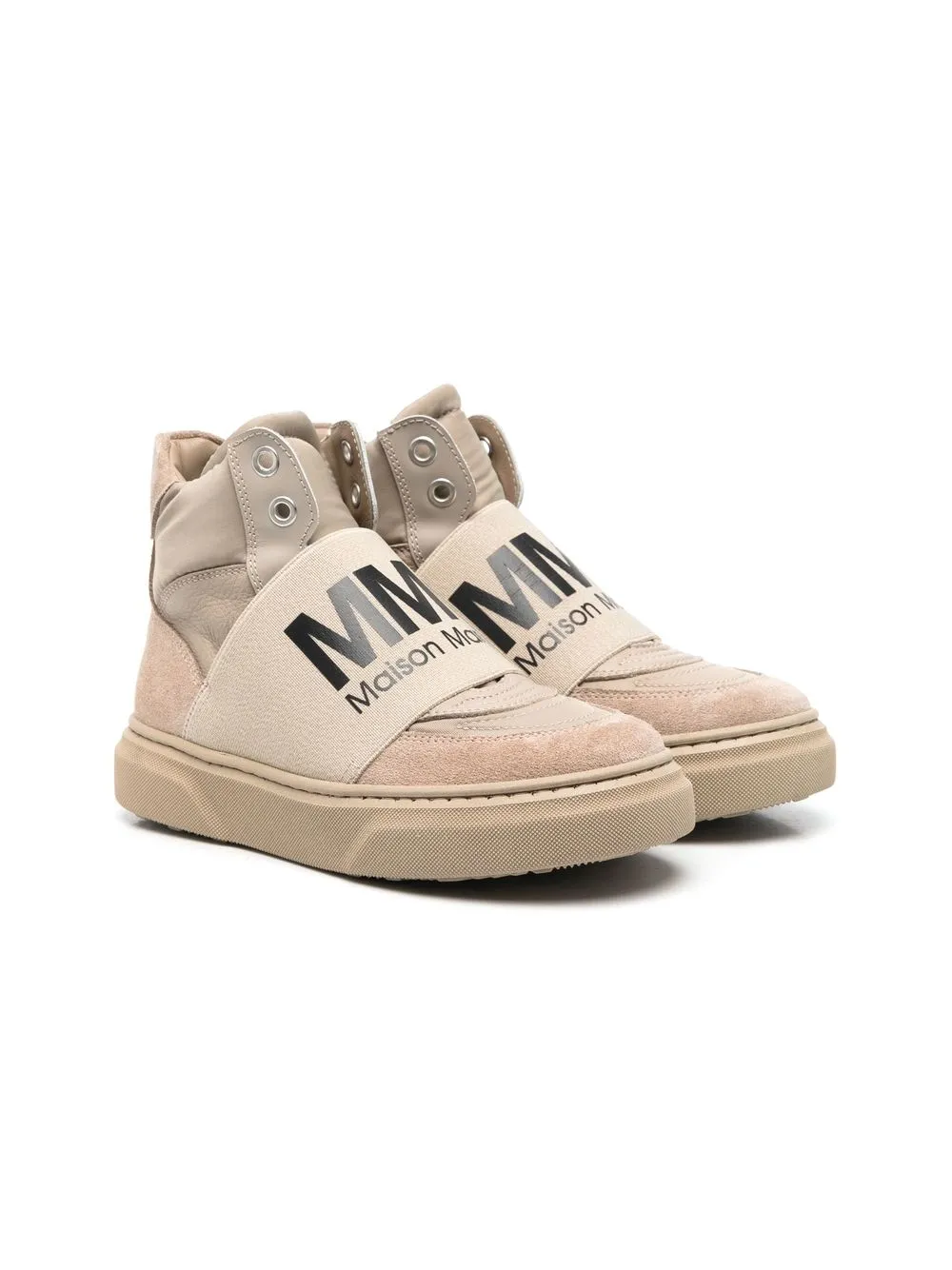 

MM6 Maison Margiela Kids botas con logo - Neutro